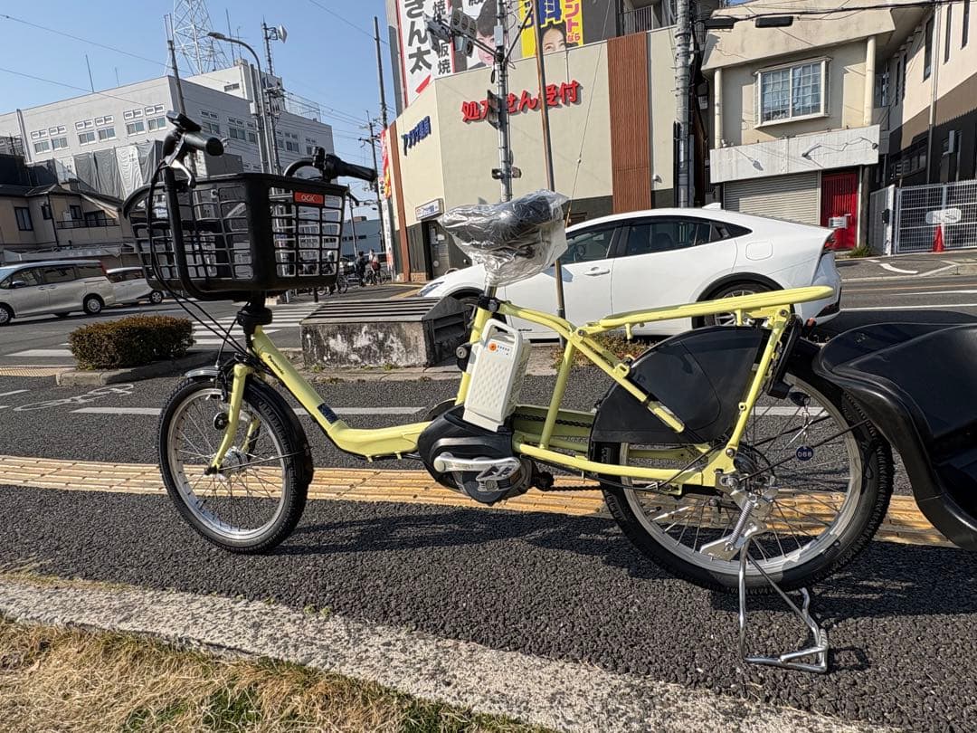 068中古Panasonic電動アシスト自転車　12Ah 大阪