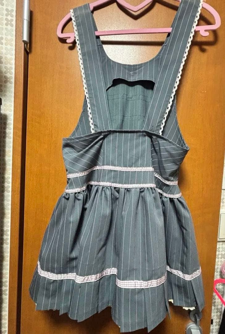 BABY ストライプ ジャンパースカート　サロペット　JSK