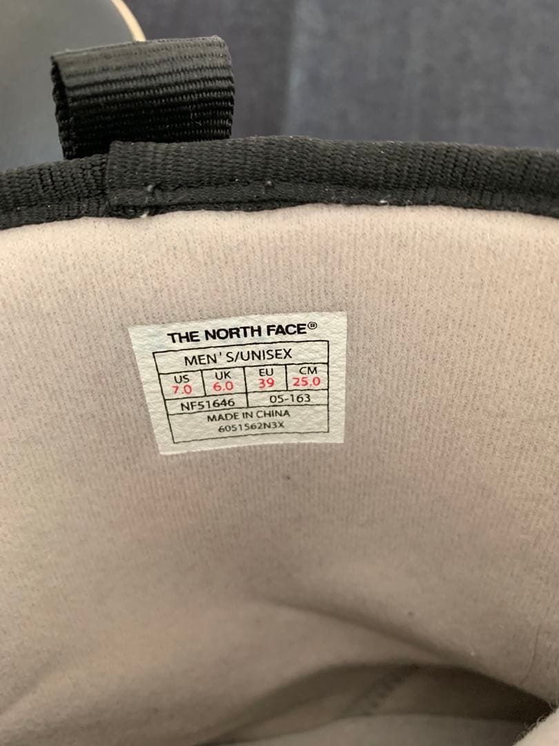 25.0cm THE NORTH FACE ノースフェイス　レインブーツ