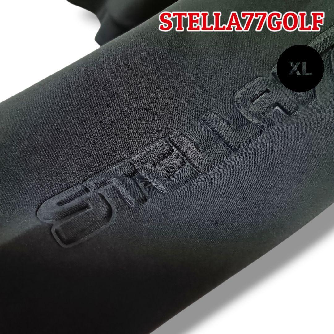 【レア】STELLA77GOLF フルジップパーカー XLブラックメンズゴルフ
