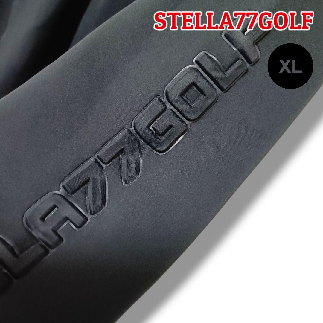 【レア】STELLA77GOLF フルジップパーカー XLブラックメンズゴルフ