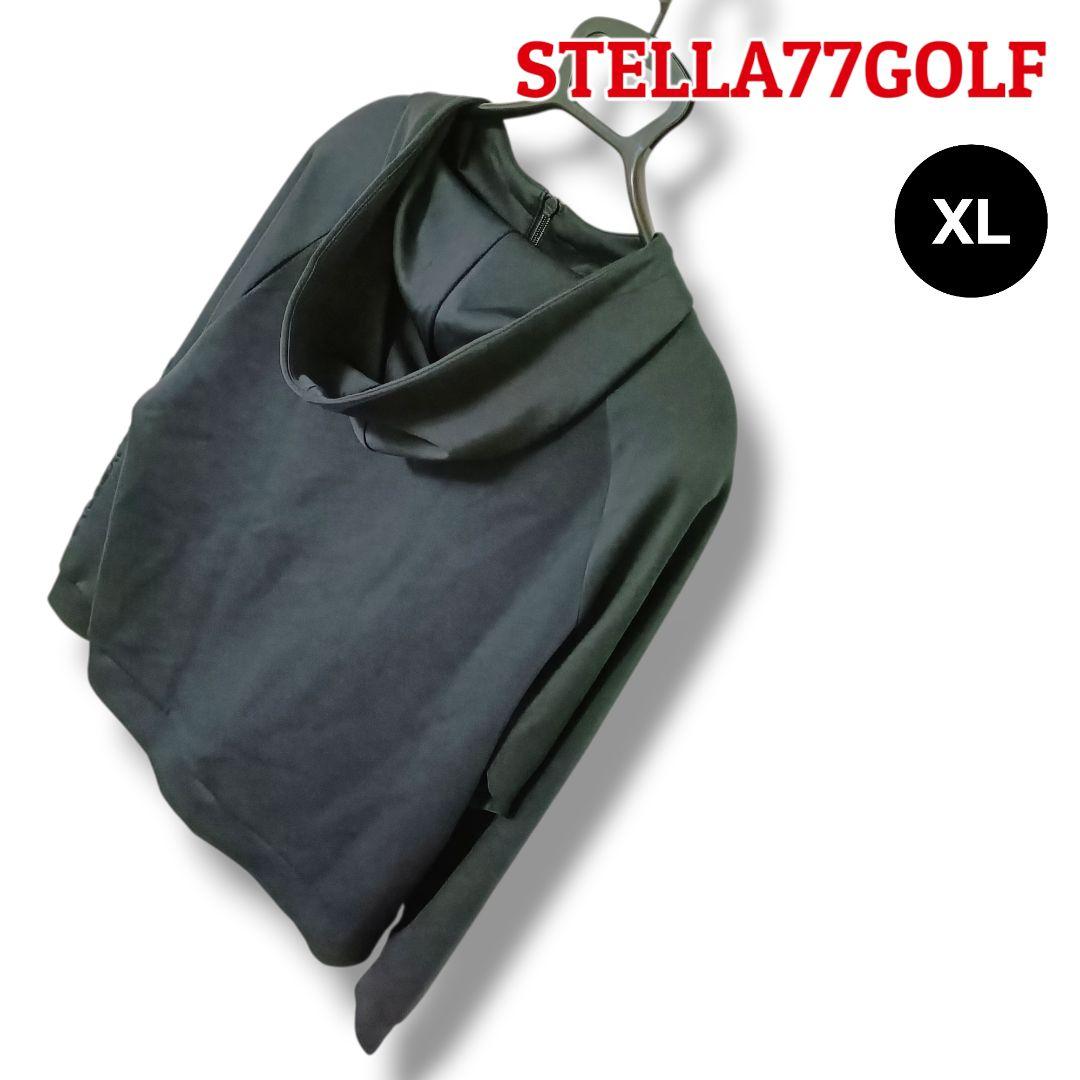 【レア】STELLA77GOLF フルジップパーカー XLブラックメンズゴルフ