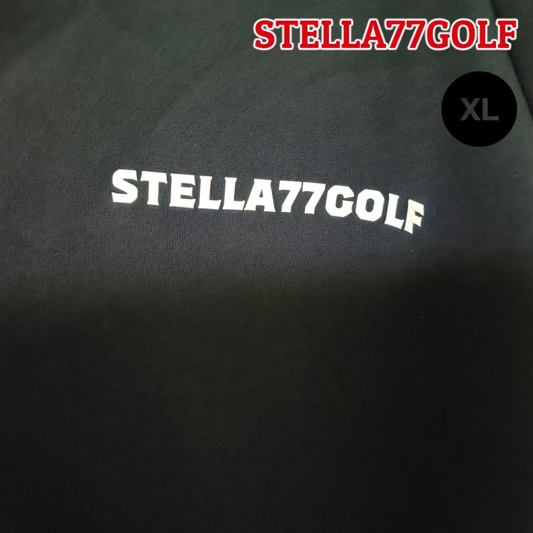 【レア】STELLA77GOLF フルジップパーカー XLブラックメンズゴルフ