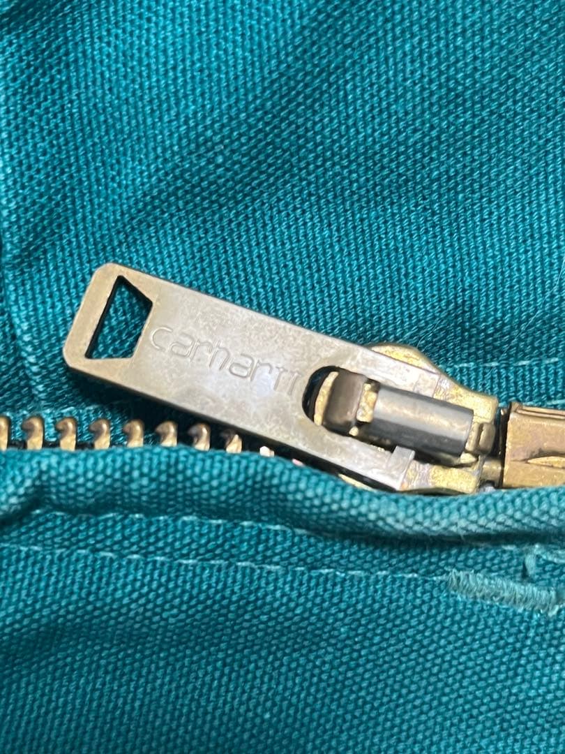 [希少] [美品] 90s カーハート　アクティブジャケット　ターコイズ　USA