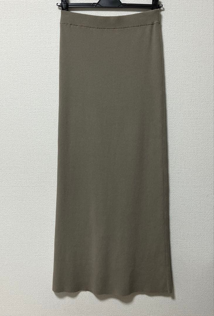 美品♡ Curensology カレンソロジー リブタイトスカート グレージュ