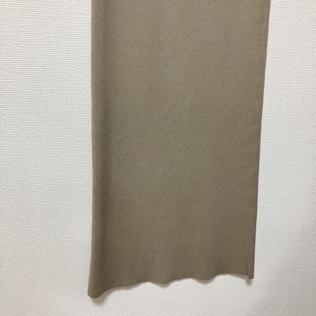 美品♡ Curensology カレンソロジー リブタイトスカート グレージュ