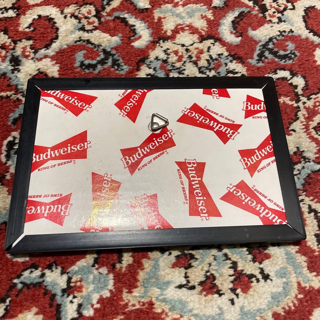 アンティーク　パブミラー　 バドワイザー Budweiser 鏡　Bar バー額