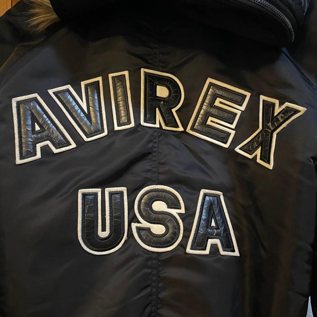 【新品未使用】AVIREX N-2Bフライトジャケット（ブラック）