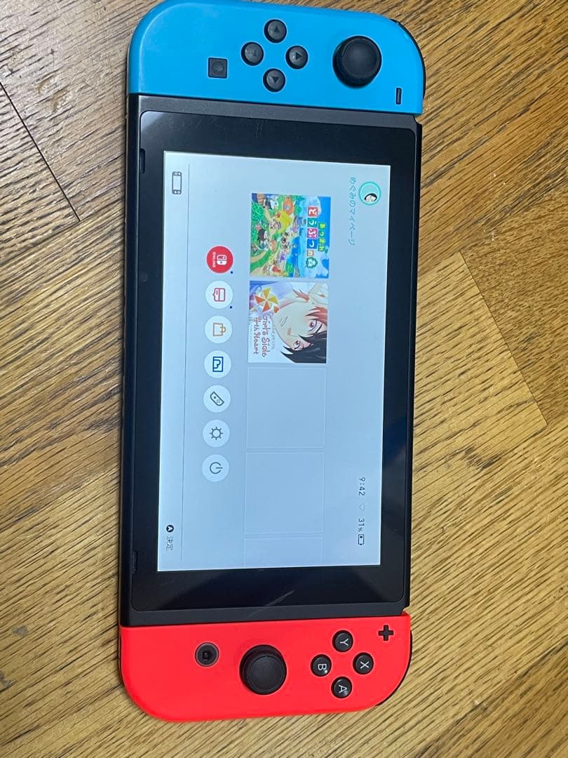 Nintendo Switch 本体 青/赤 Joy-Con 充電ケーブル付き