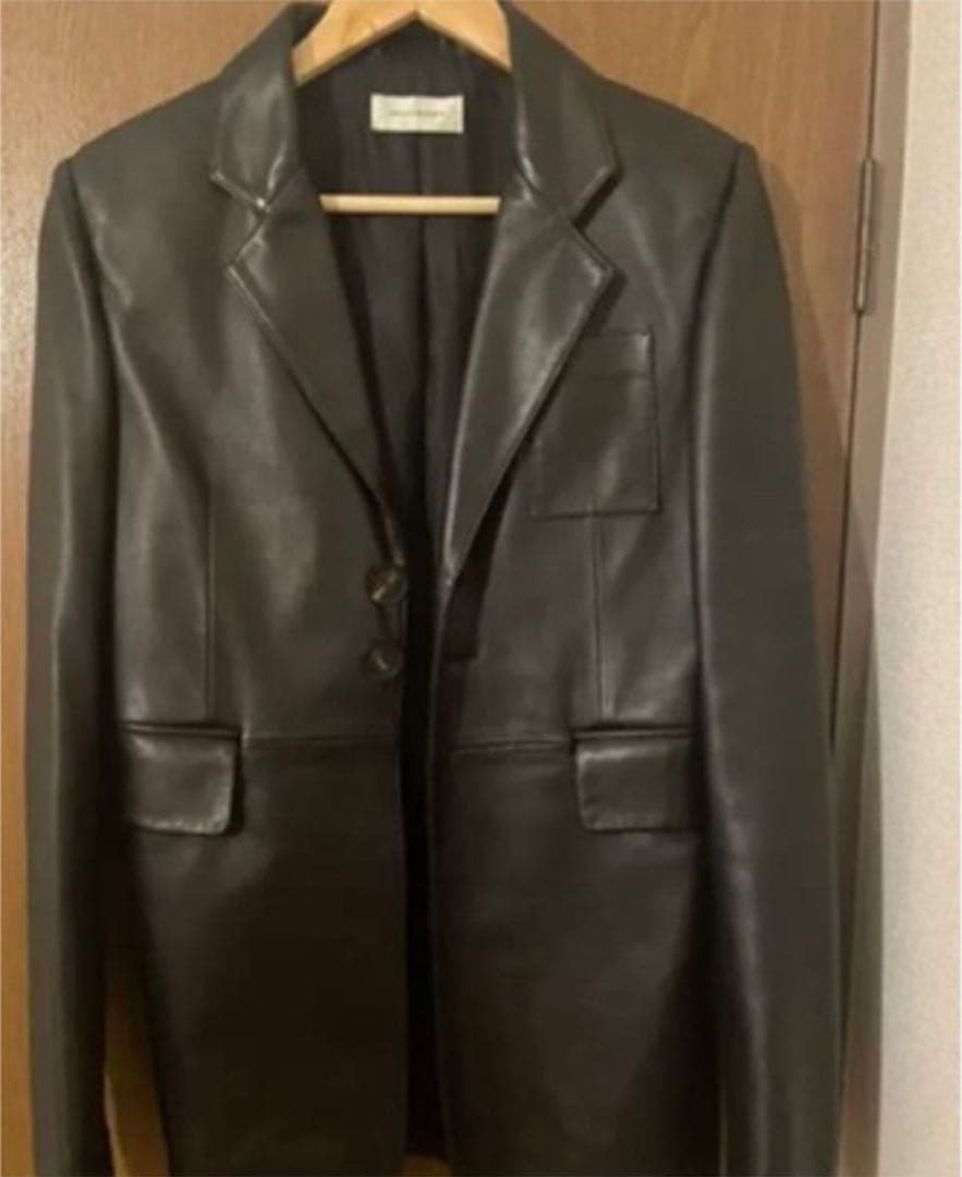 Wales bonner テーラードジャケット レザージャケット 18ss