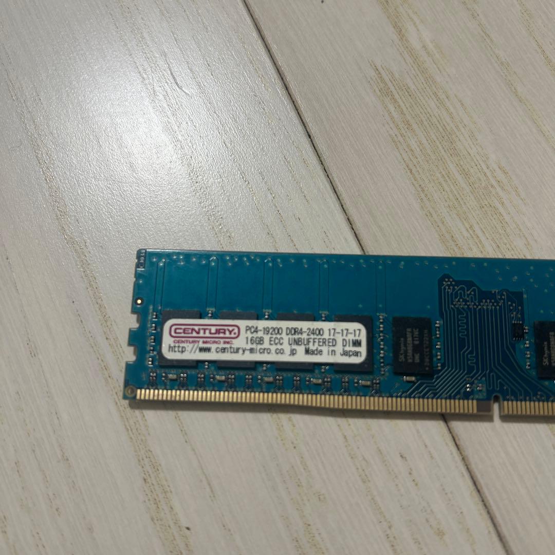 メモリー CENTURY PC4-19200 DDR4-2400 16GB DIMM