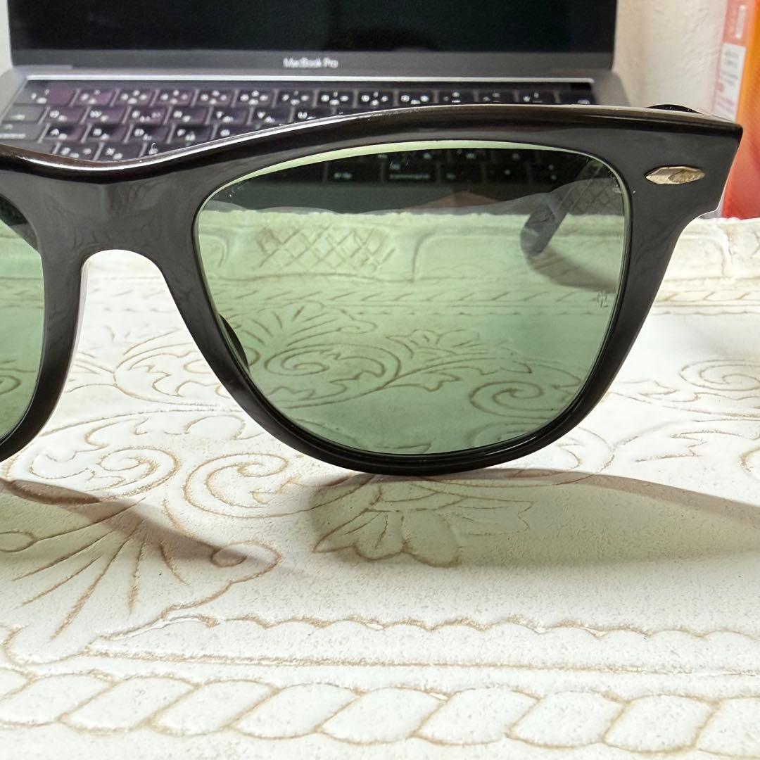 Ray Banレイバン ブラックフレーム グリーンレンズ サングラス
