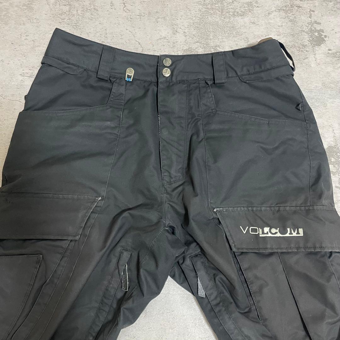 VOLCOM スノーボード スキー ウェア 上下 セット M 防水 切替 ロゴ