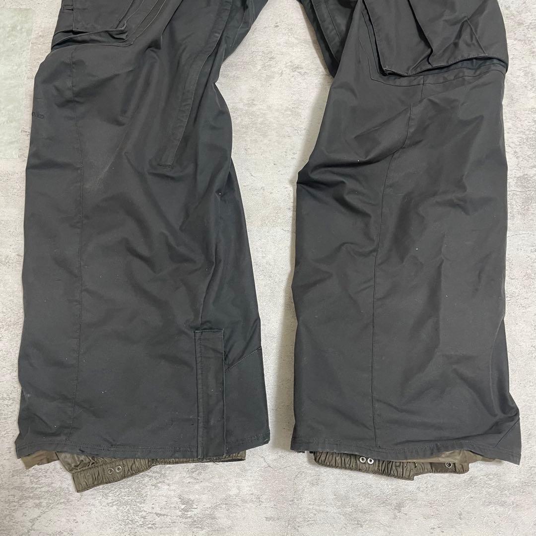VOLCOM スノーボード スキー ウェア 上下 セット M 防水 切替 ロゴ