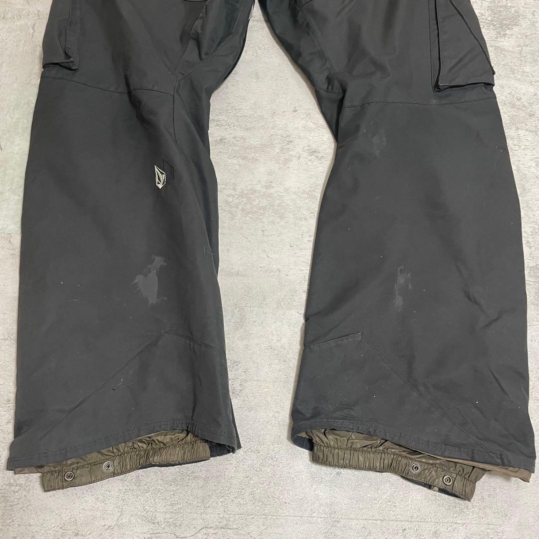 VOLCOM スノーボード スキー ウェア 上下 セット M 防水 切替 ロゴ