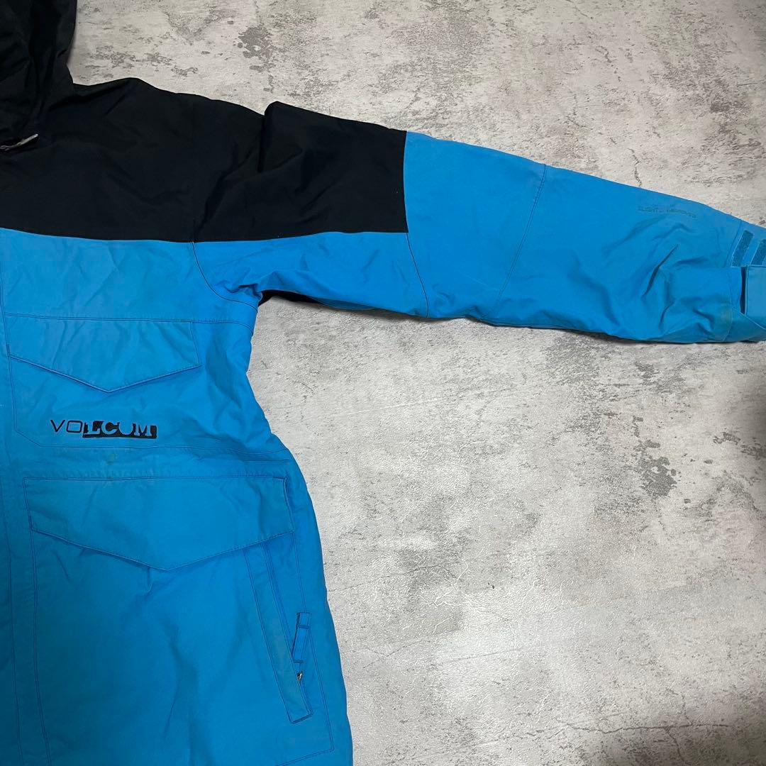 VOLCOM スノーボード スキー ウェア 上下 セット M 防水 切替 ロゴ