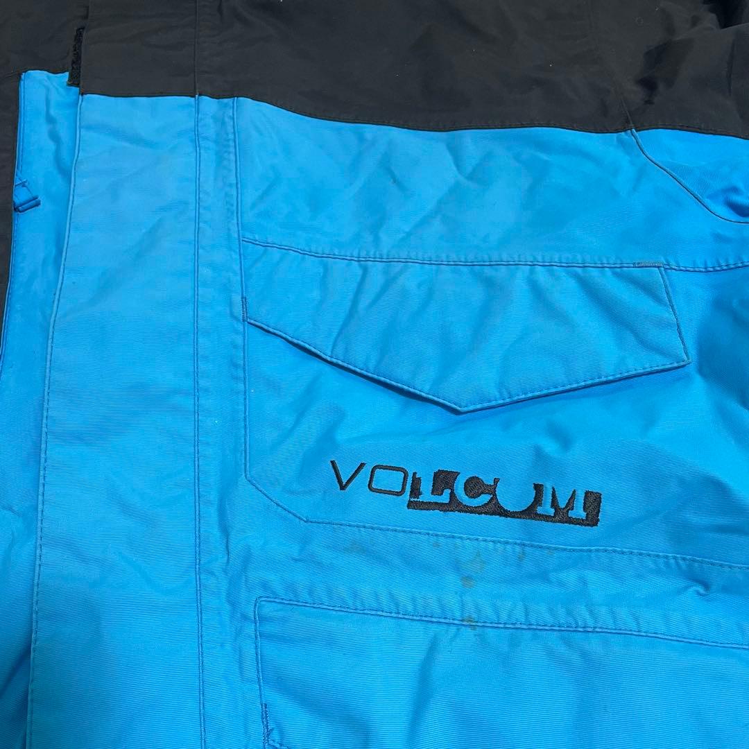 VOLCOM スノーボード スキー ウェア 上下 セット M 防水 切替 ロゴ