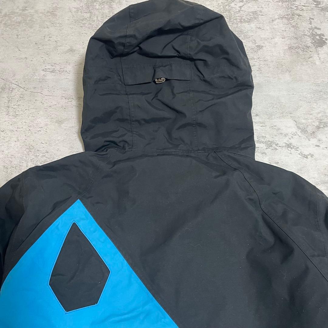 VOLCOM スノーボード スキー ウェア 上下 セット M 防水 切替 ロゴ