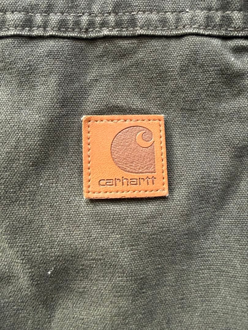 り*ん様 Carhartt ダックベスト　USA製　希少　カーキ　M