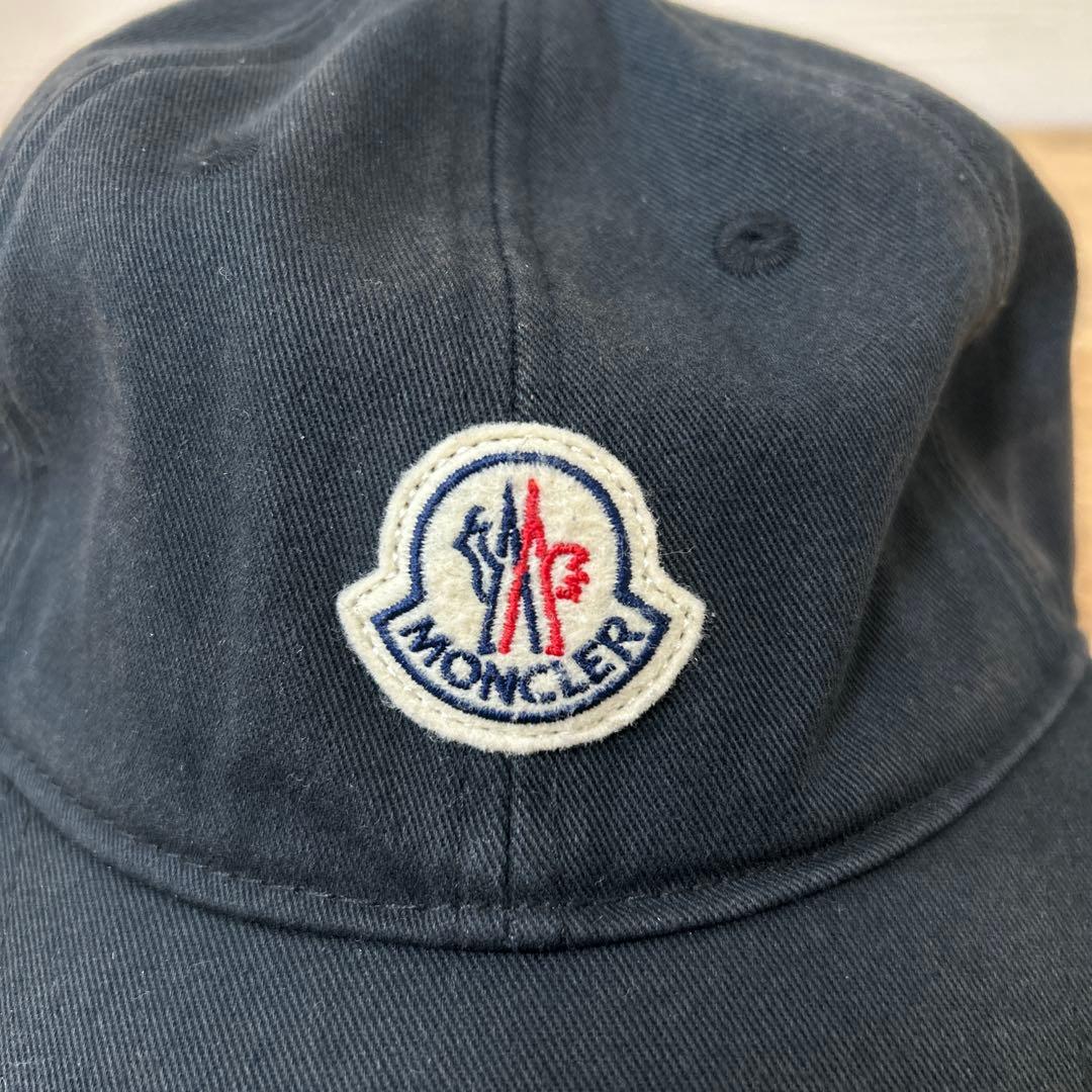 モンクレール MONCLER ロゴワッペン ベースボールキャップ 帽子