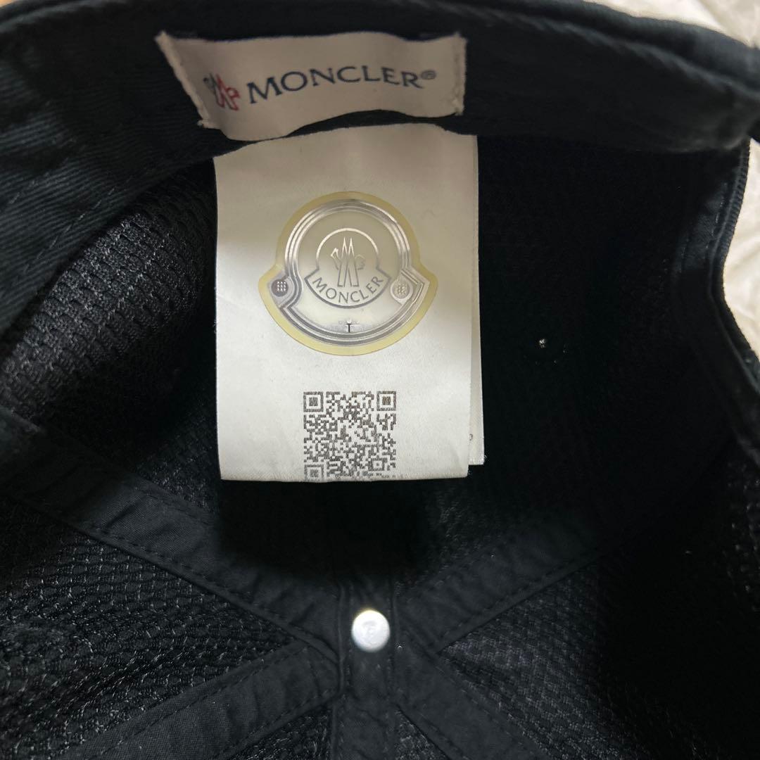 モンクレール MONCLER ロゴワッペン ベースボールキャップ 帽子