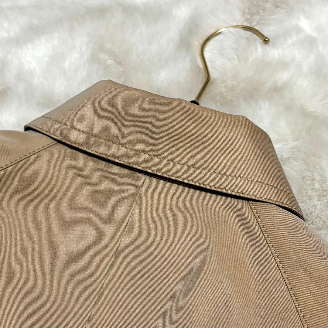 極美品M✨ブルーレーベルクレストブリッジ スプリングコート チェック マキシ丈