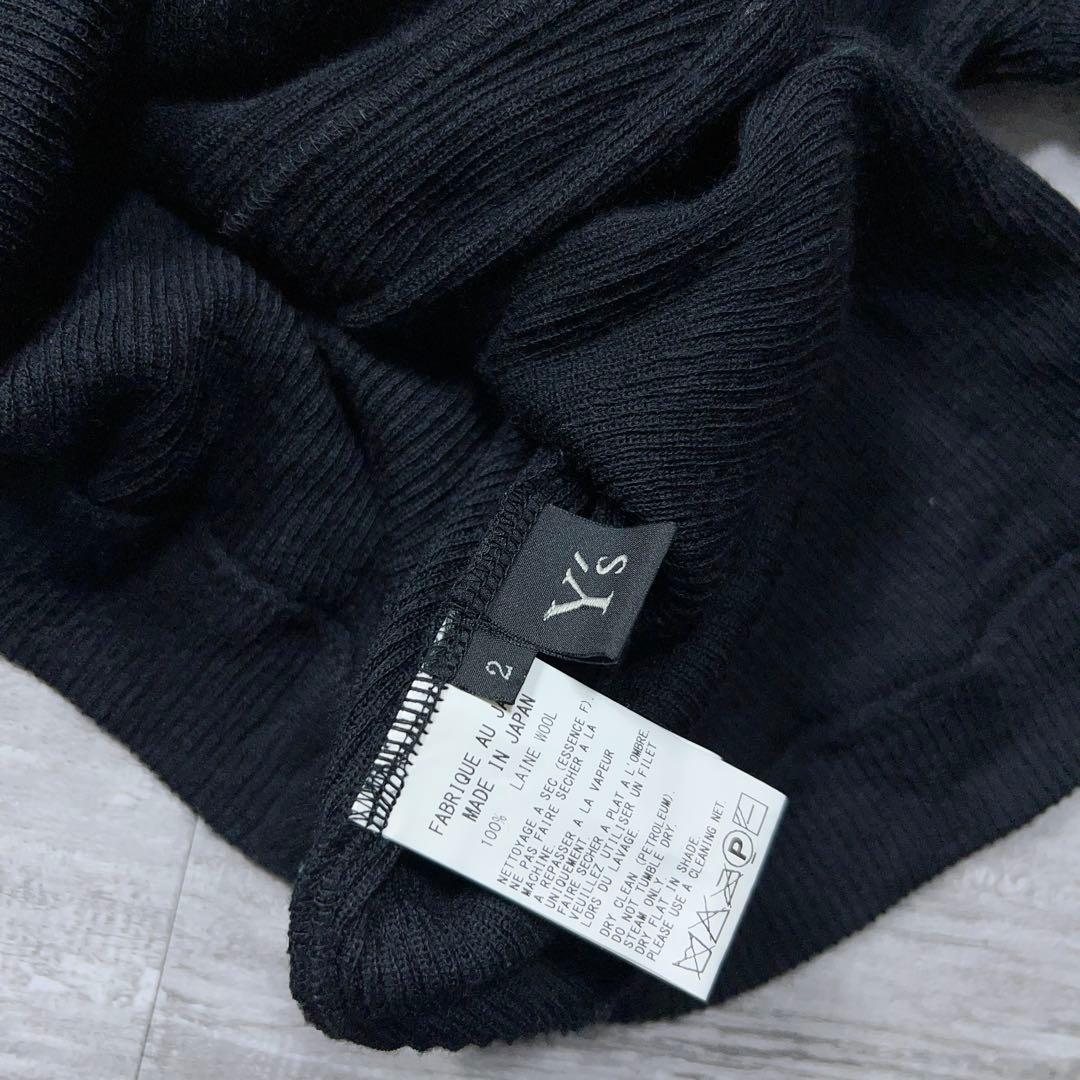 Y's Yohji Yamamoto ウール 変形カーディガン ヨウジヤマモト