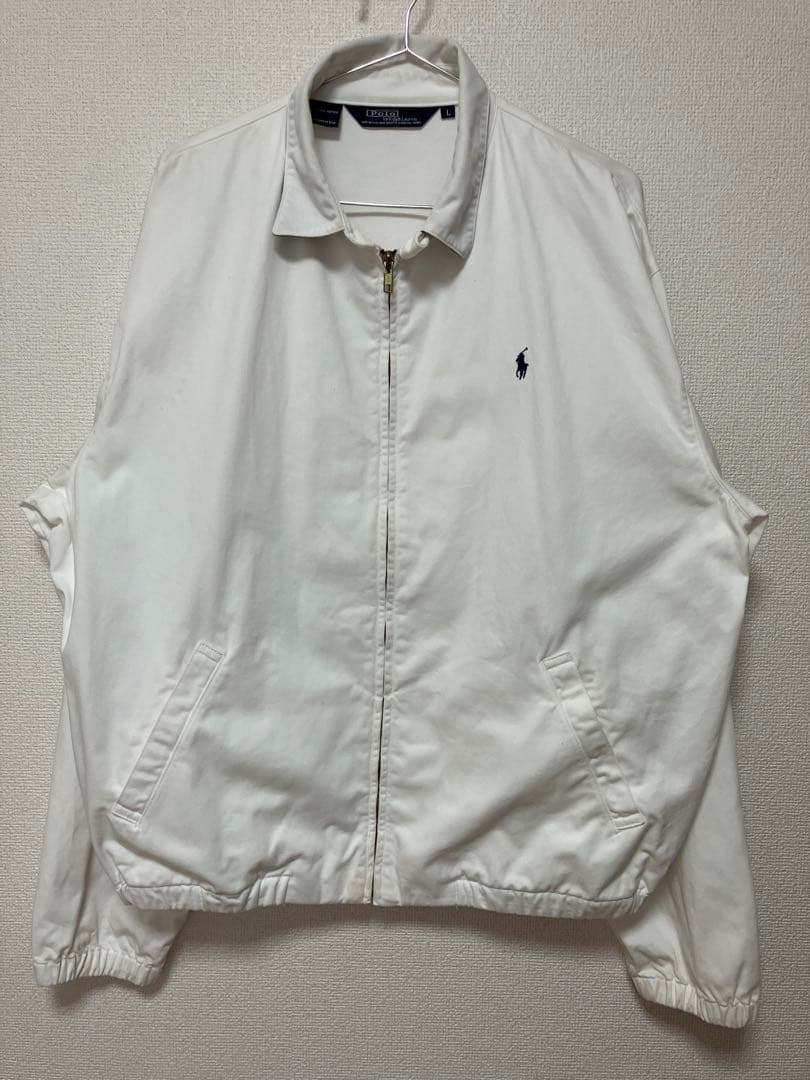 Polo by Ralph Lauren スイングトップ ブルゾン 白 90s