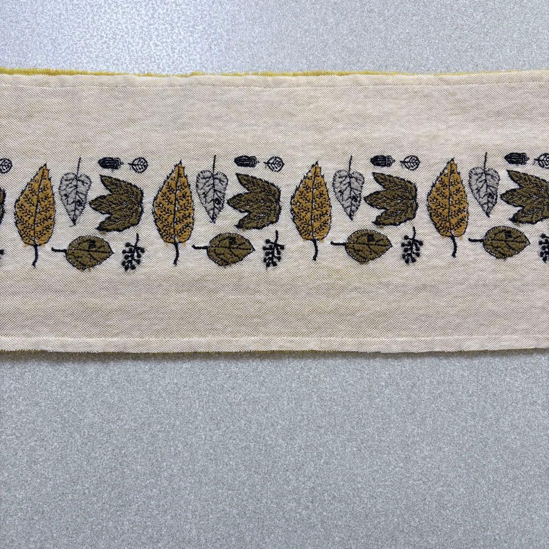 【希少✨刺繍】ミナペルホネン winter flagsストール カシミヤ100%
