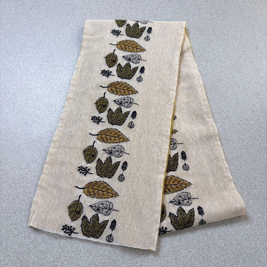 【希少✨刺繍】ミナペルホネン winter flagsストール カシミヤ100%