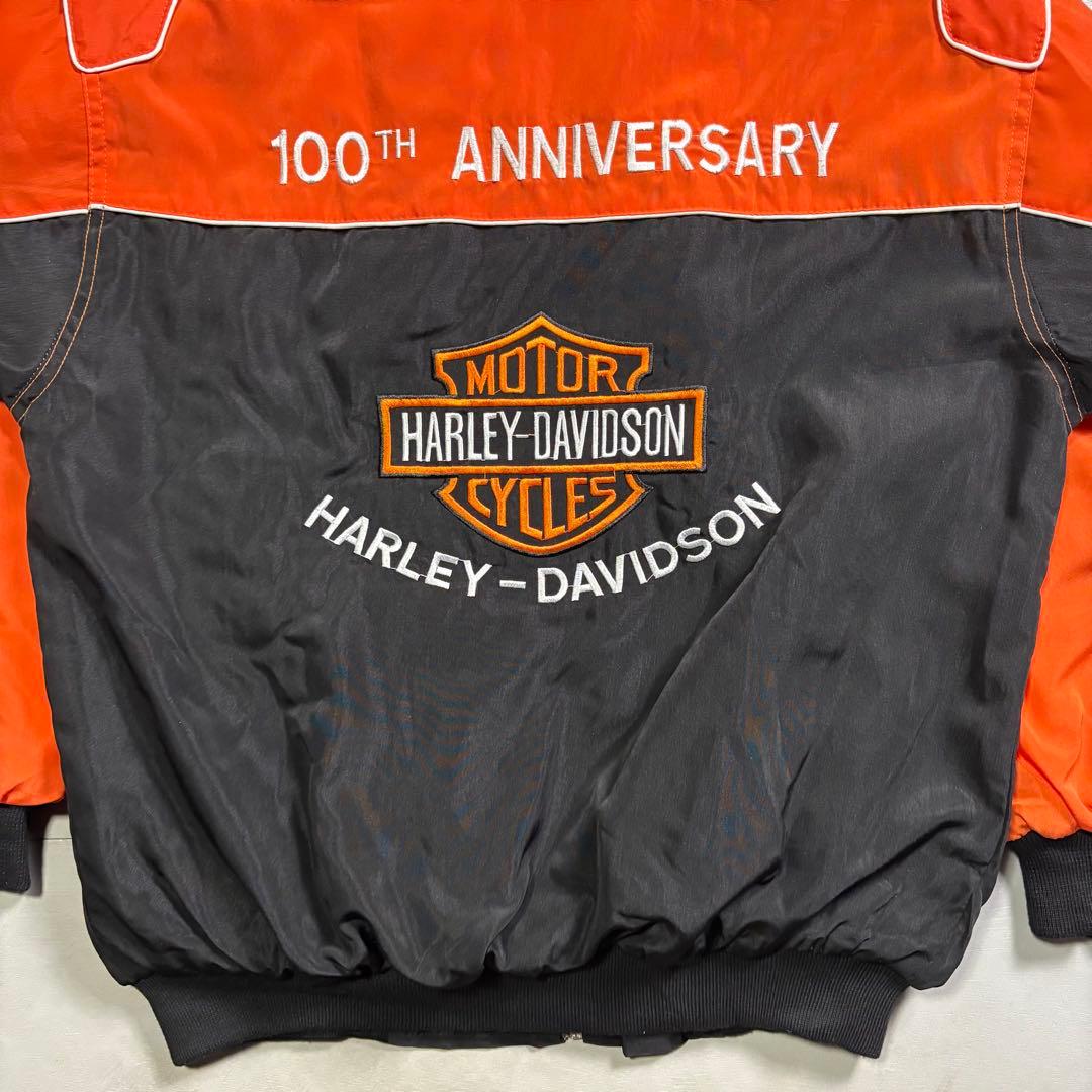 Harley-Davidson レーシングジャケット　中綿　ブルゾン　短丈　M