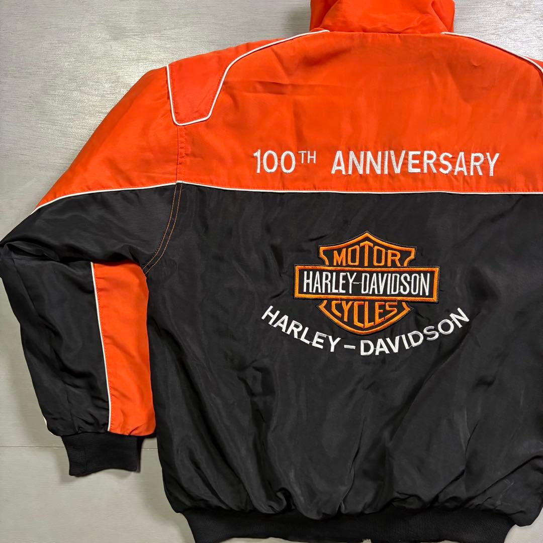 Harley-Davidson レーシングジャケット　中綿　ブルゾン　短丈　M
