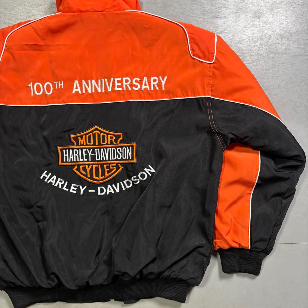 Harley-Davidson レーシングジャケット　中綿　ブルゾン　短丈　M