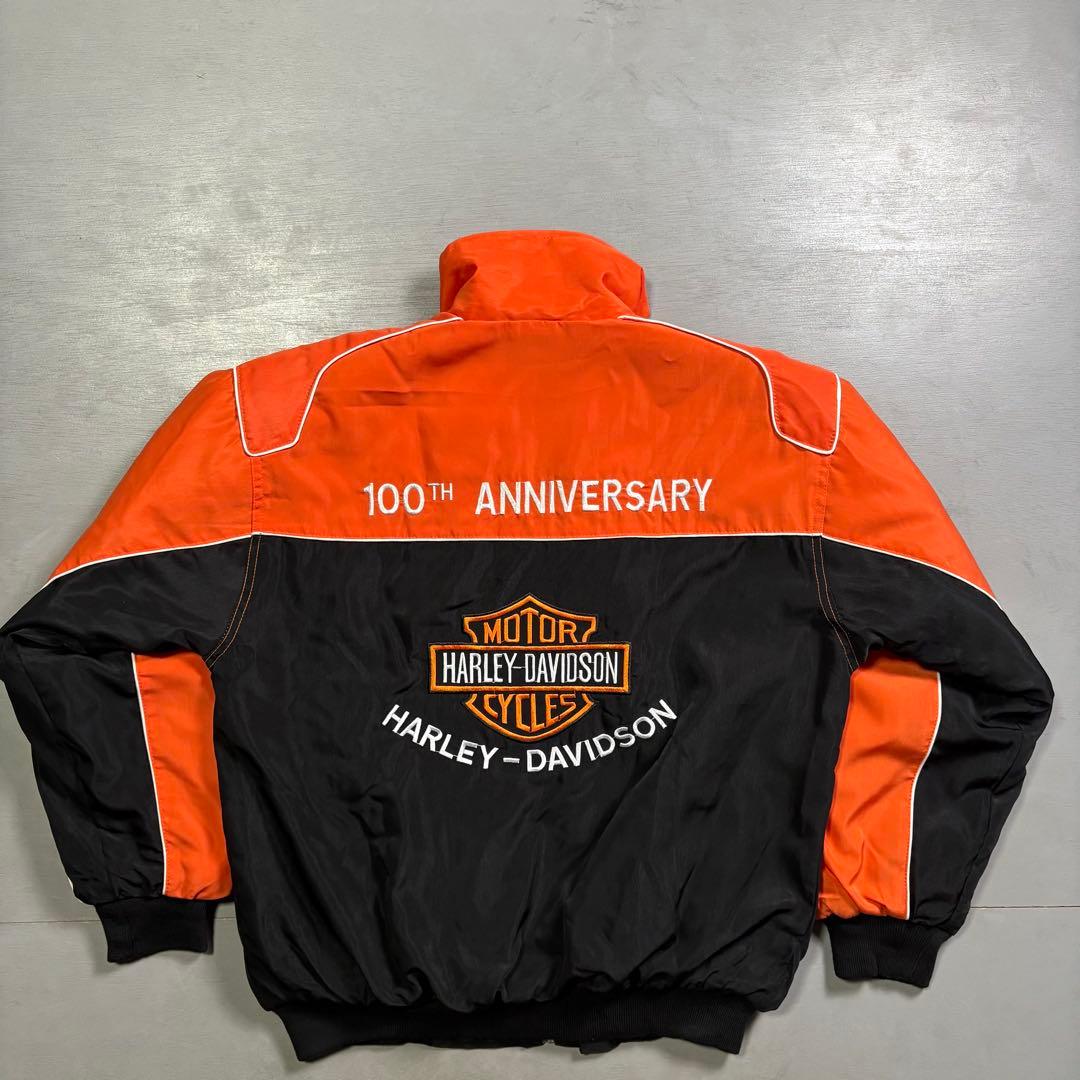 Harley-Davidson レーシングジャケット　中綿　ブルゾン　短丈　M