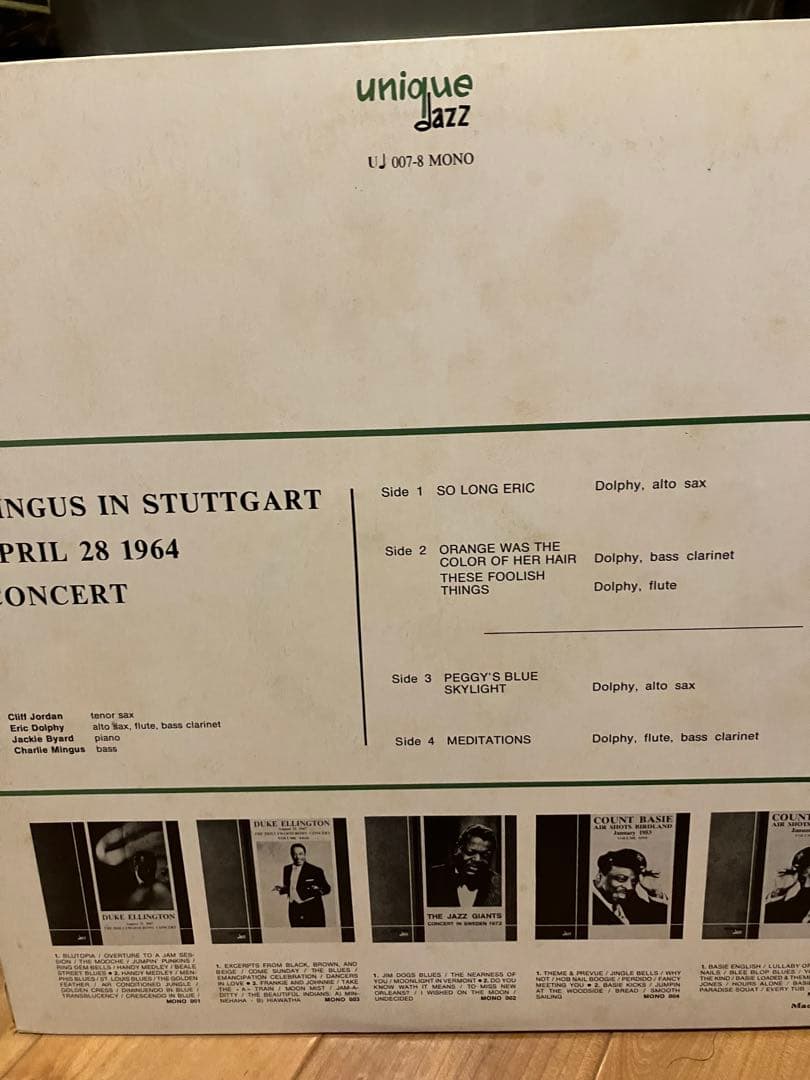 Mingus / ミンガス/ Live / LP レコード ジャズ 名盤