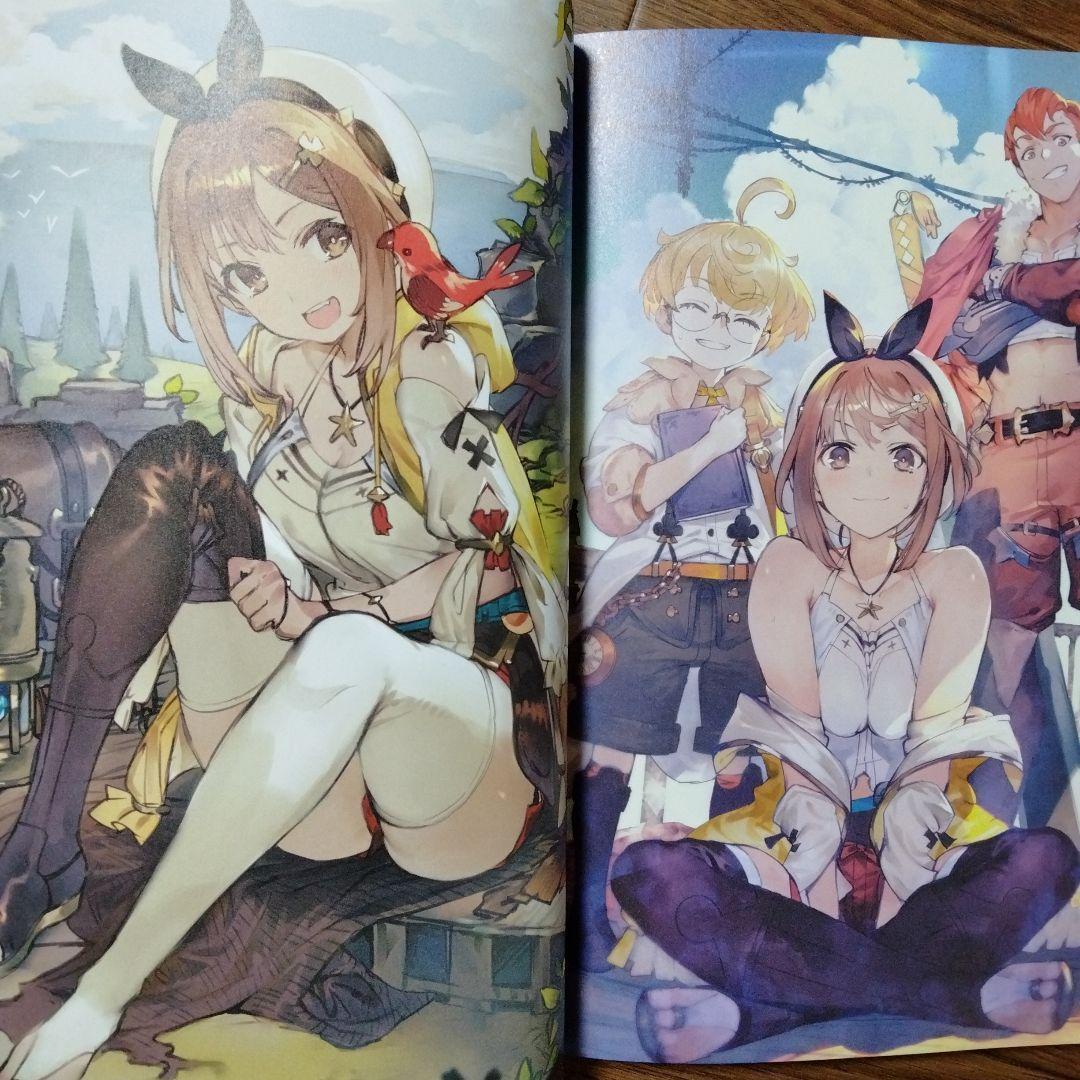 初版本　ライザのアトリエ　1 、2 、3　公式ビジュアルコレクション　トリダモノ