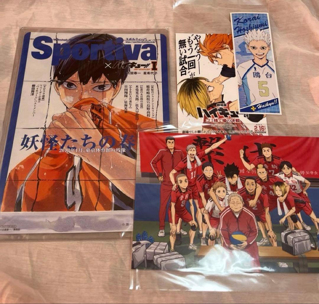 ハイキュー‼︎ ショーセツバンSportiva 全巻 ビジュアルボード