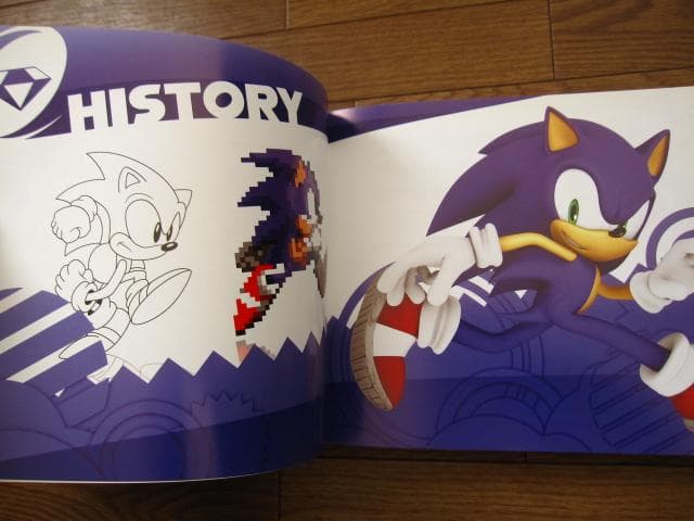THE HISTORY OF SONIC THE HEDGEHOG　ハードカバー