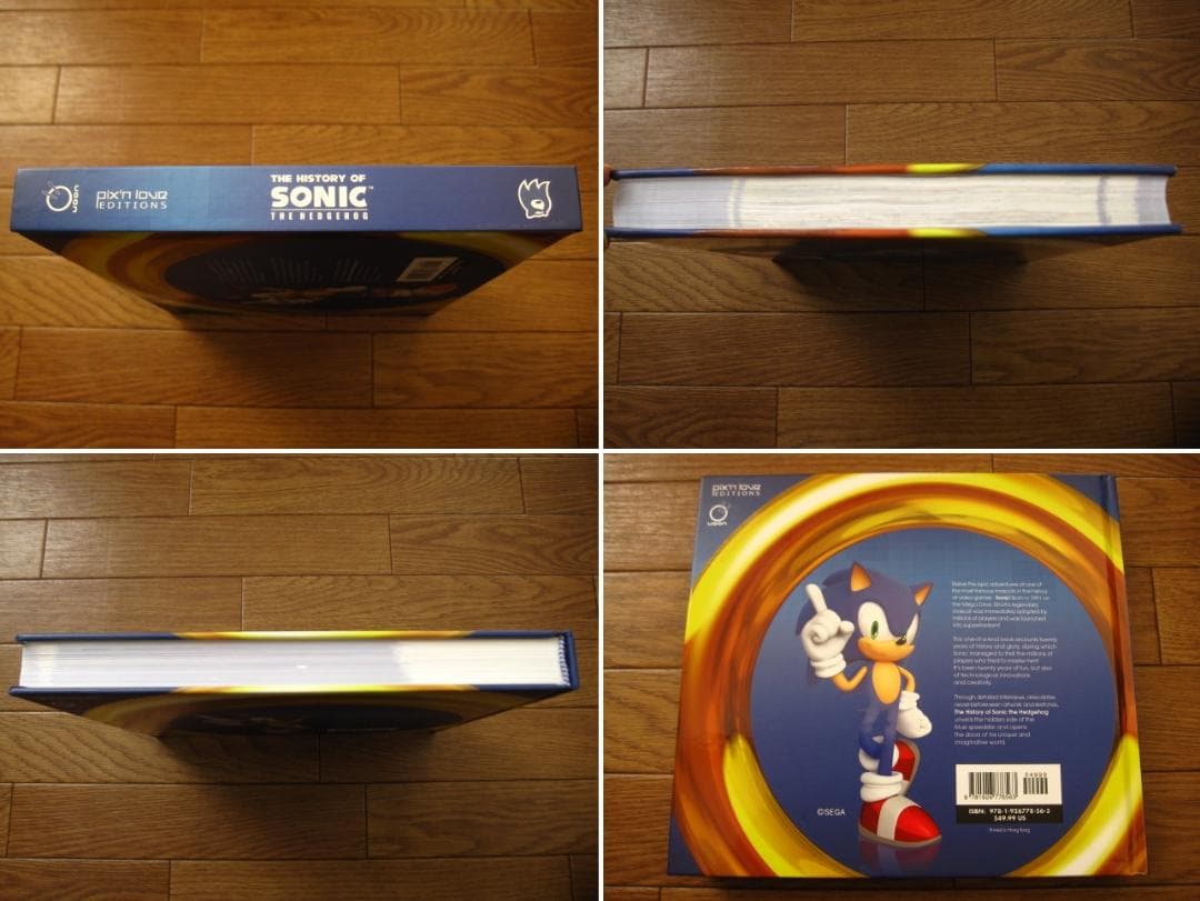 THE HISTORY OF SONIC THE HEDGEHOG　ハードカバー