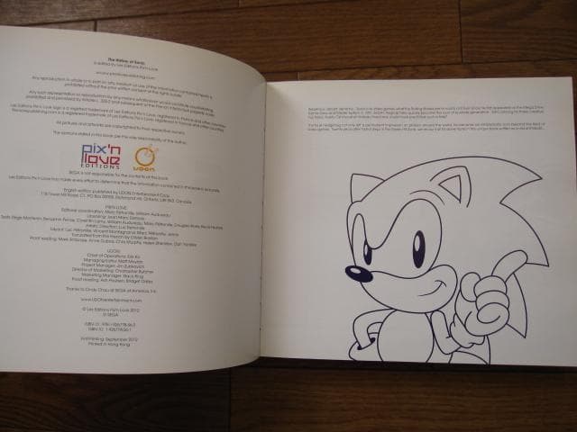 THE HISTORY OF SONIC THE HEDGEHOG　ハードカバー