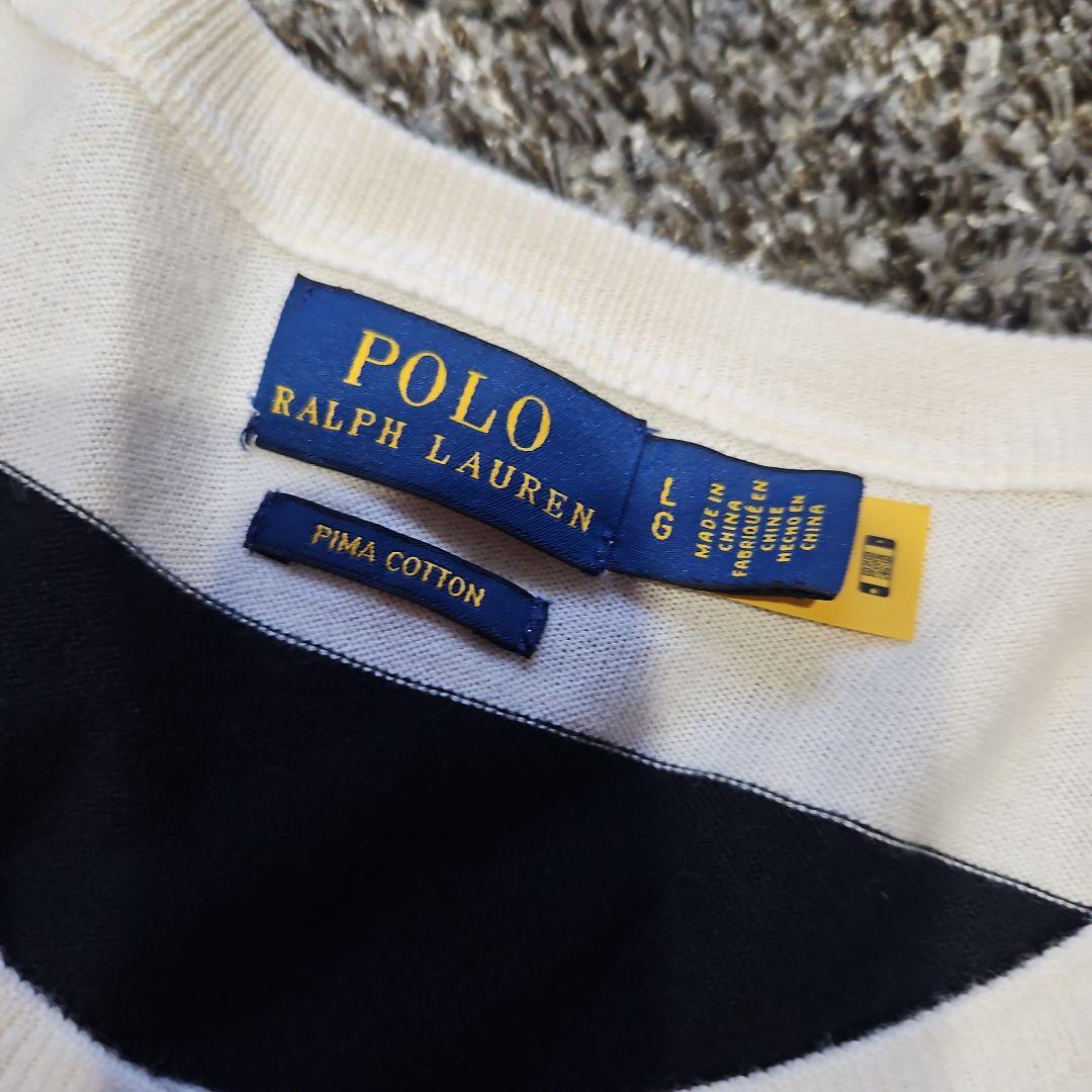 RALPH LAUREN　ボーダーカーディガン