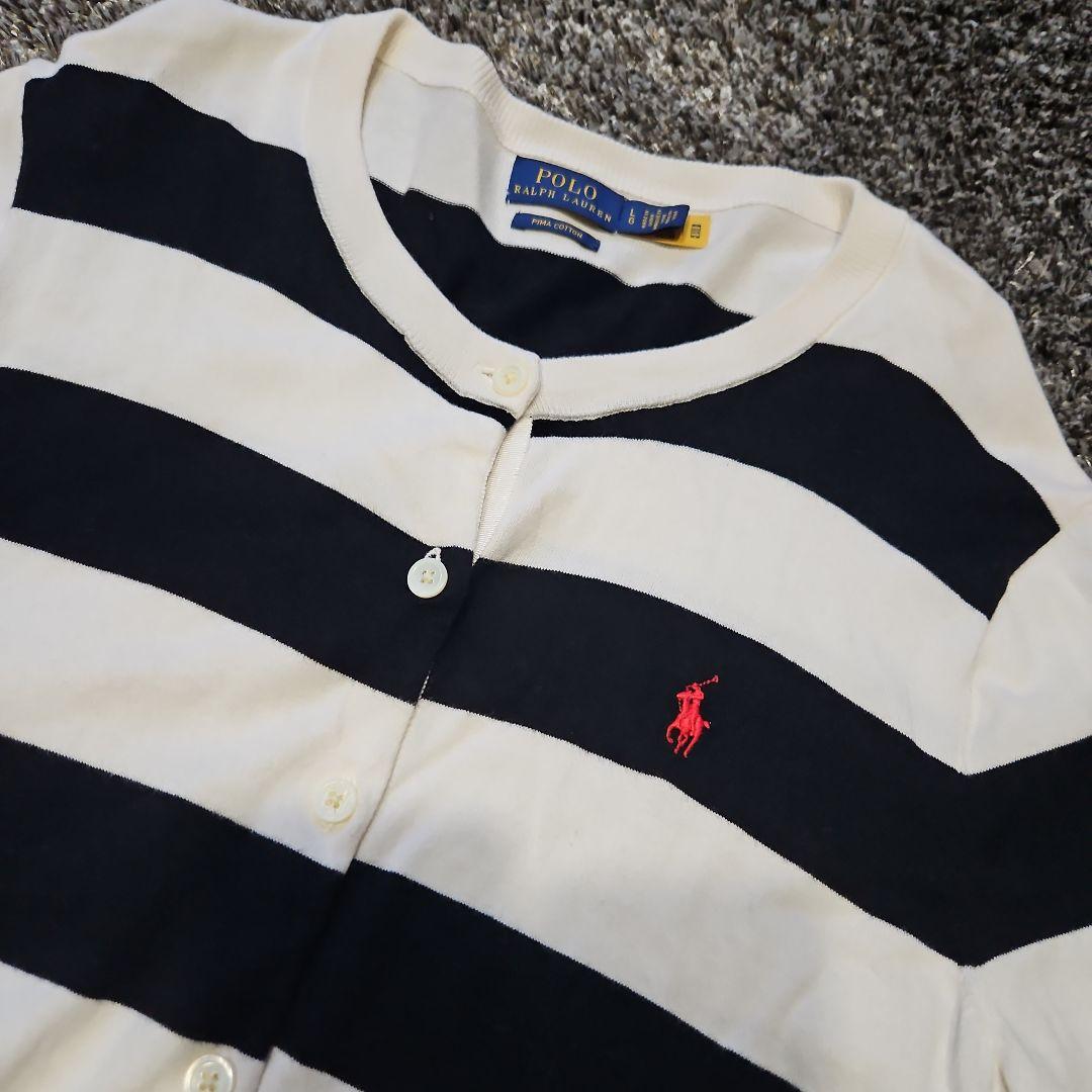 RALPH LAUREN　ボーダーカーディガン