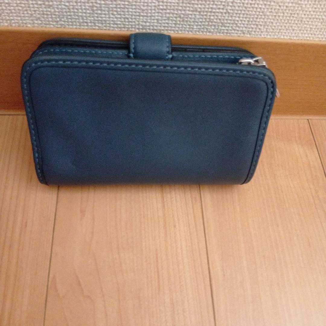 コーチ　タビー　財布　ネイビー