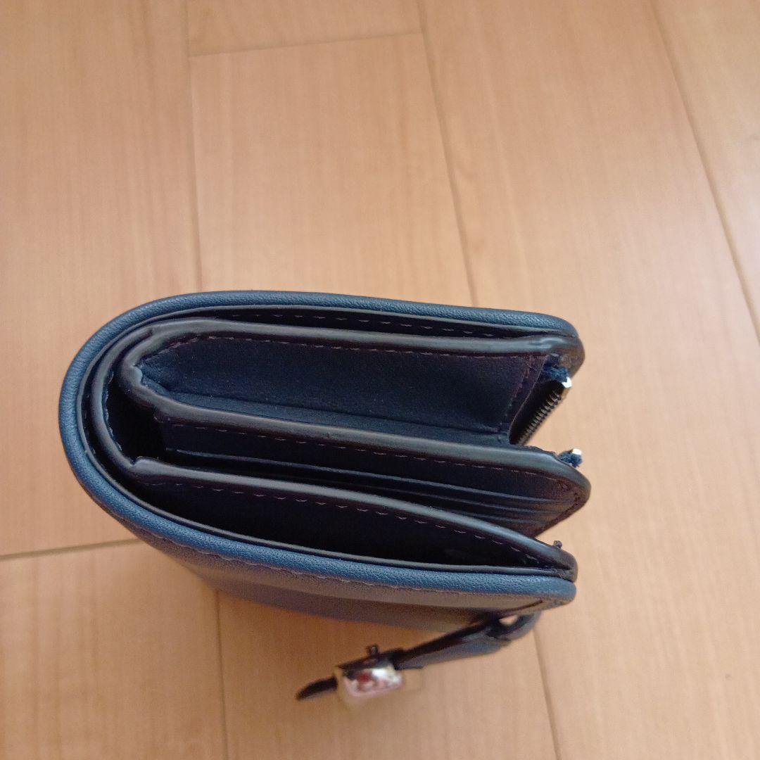 コーチ　タビー　財布　ネイビー