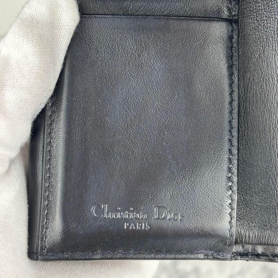 115 Christian Dior Lady Dior ロータスウォレット