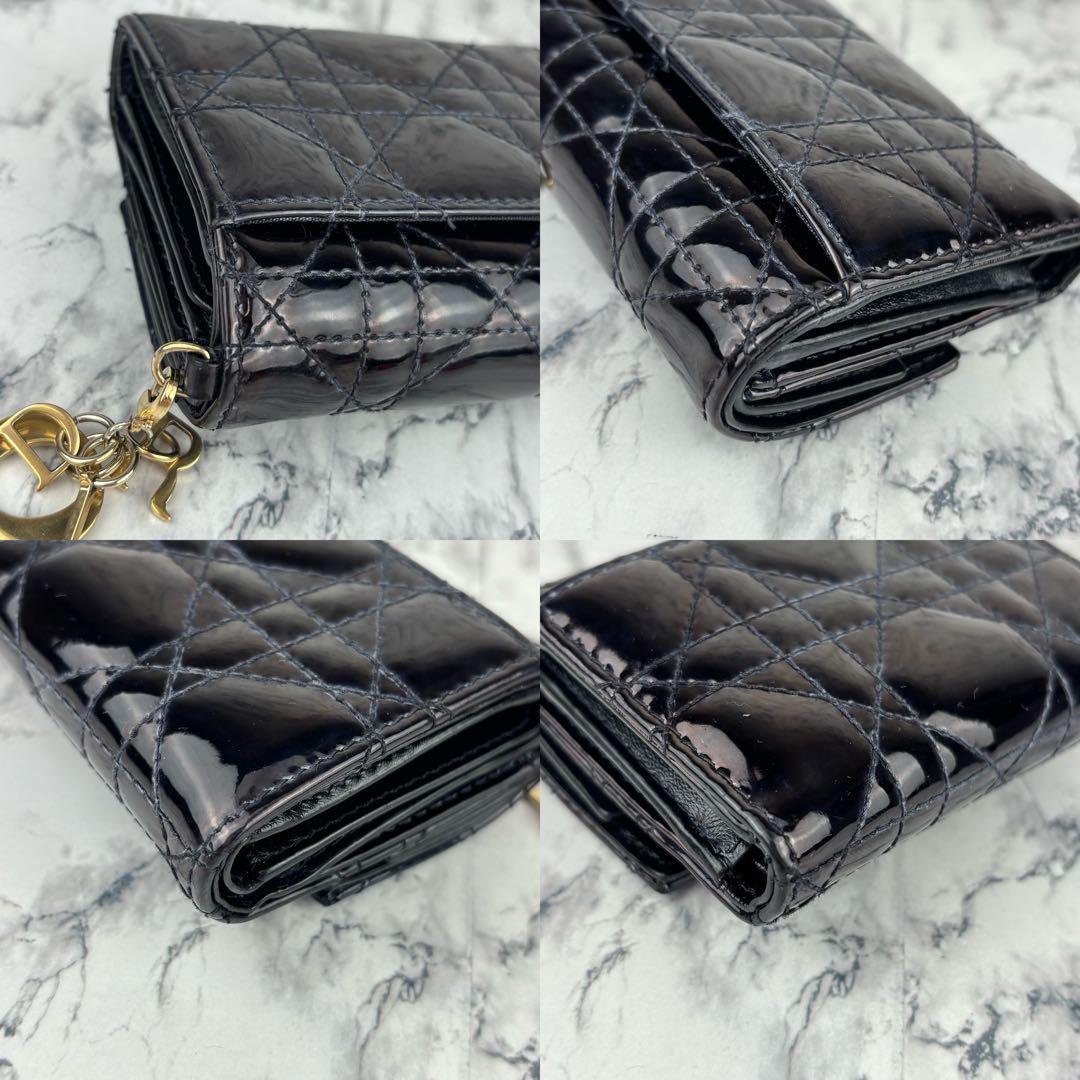 115 Christian Dior Lady Dior ロータスウォレット