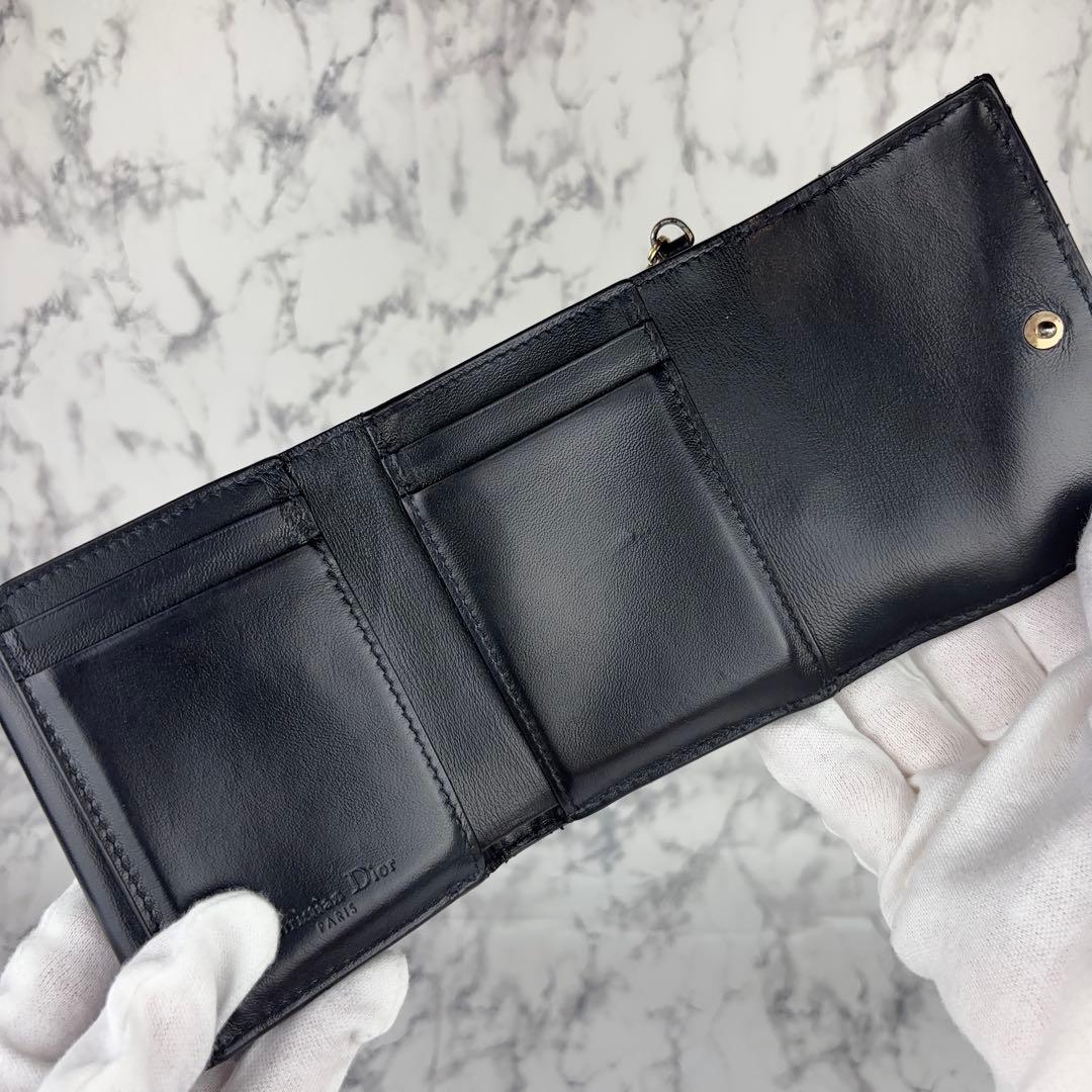 115 Christian Dior Lady Dior ロータスウォレット