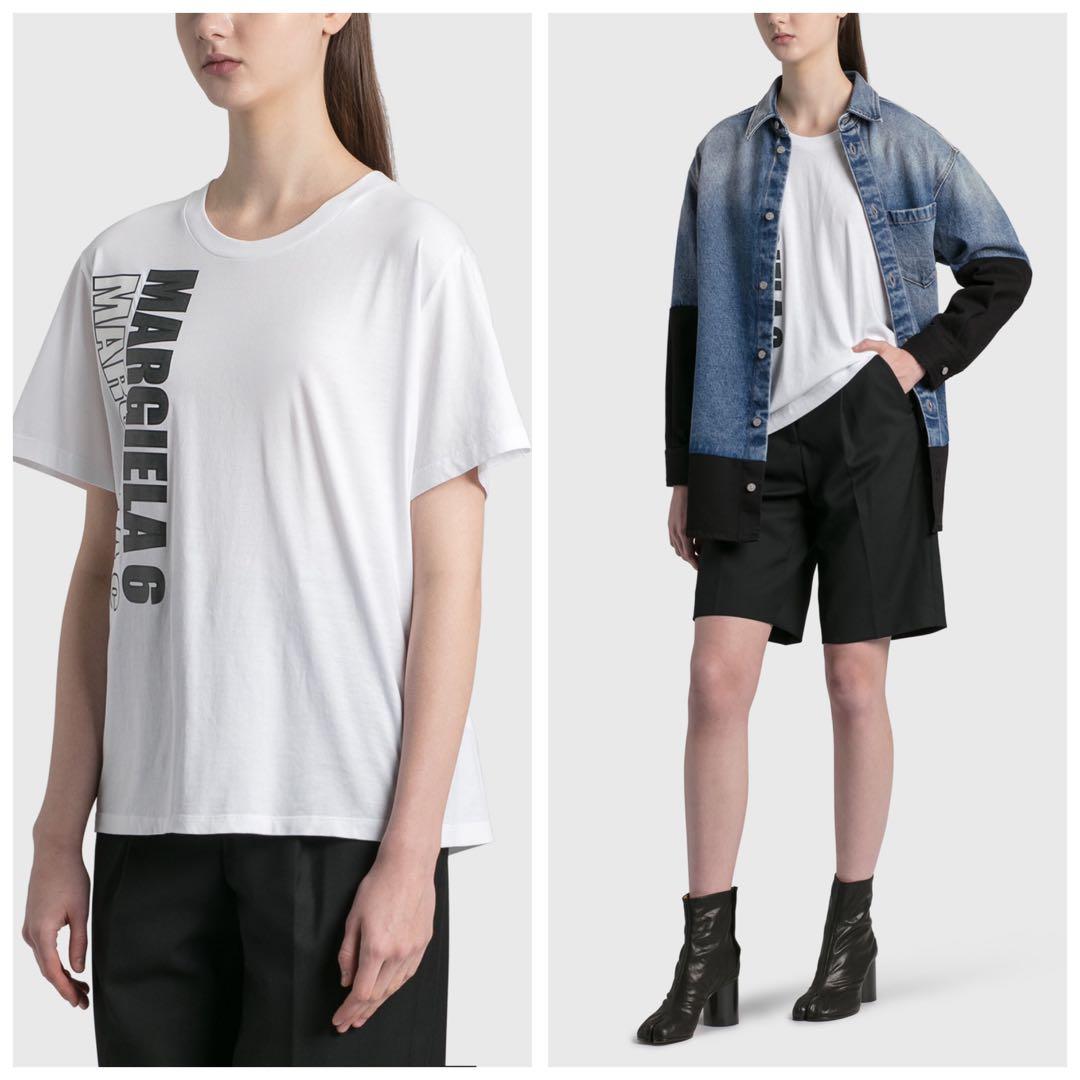 Maison Margiela MM6 モトクロスロゴTシャツ