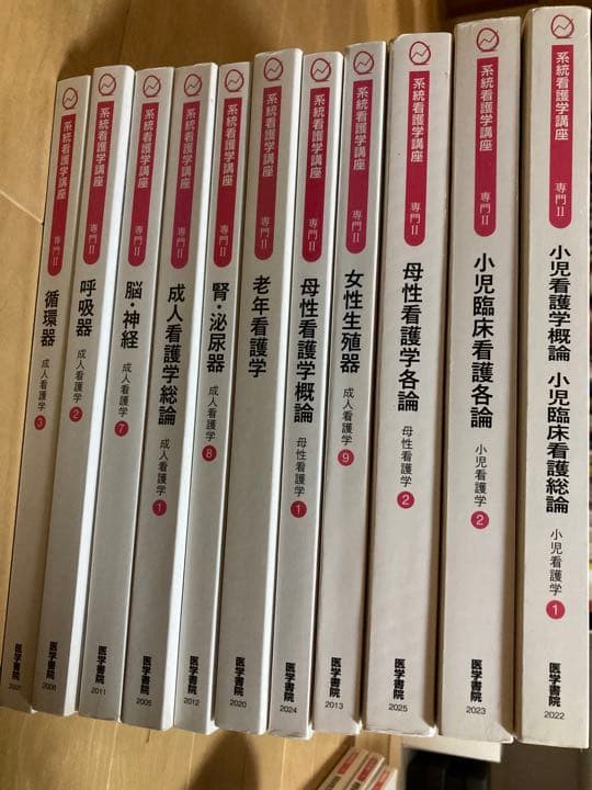 看護師国家試験　系統看護学講座　33冊まとめ売り