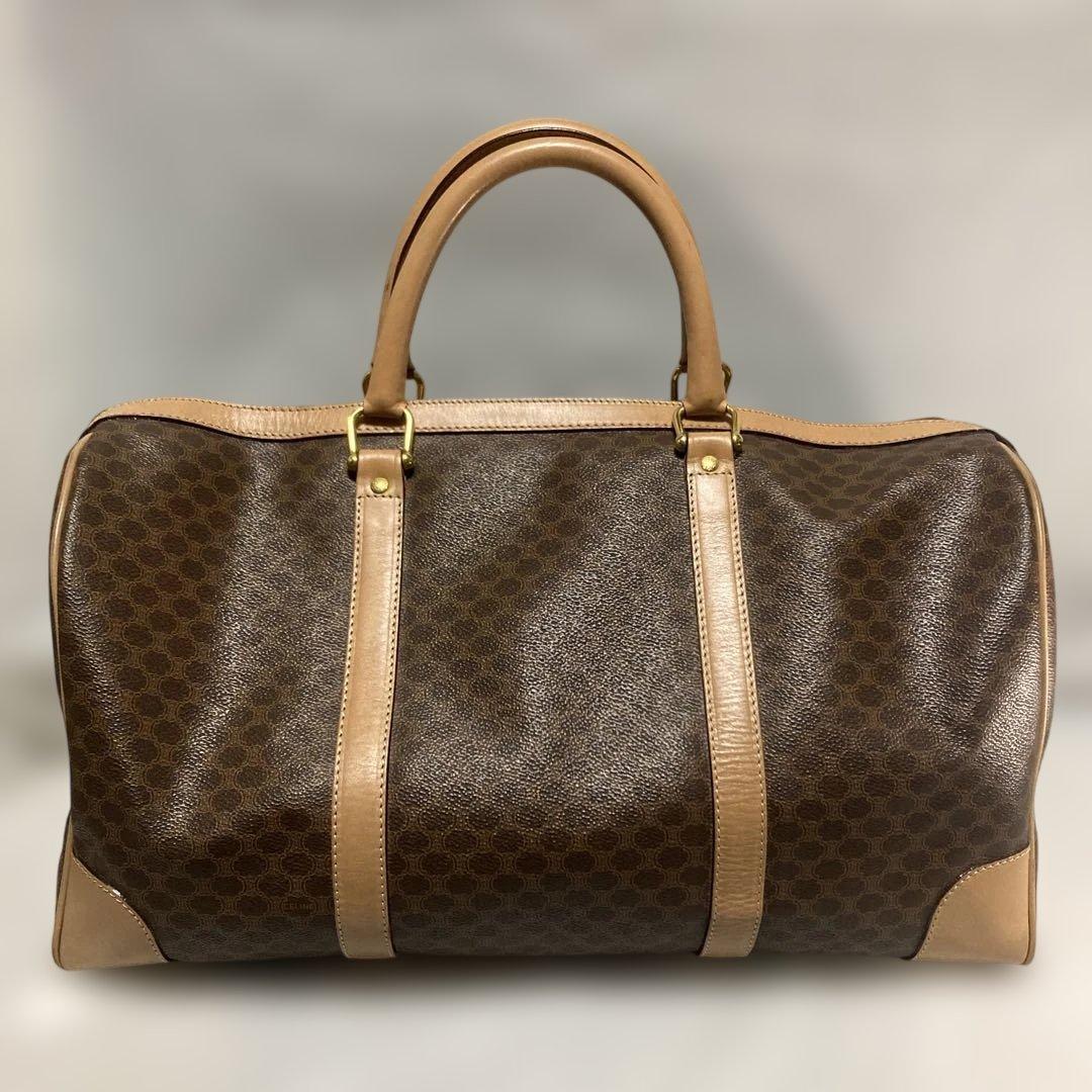 CELINE セリーヌ マカダム ボストンバッグ JM13 南京錠付